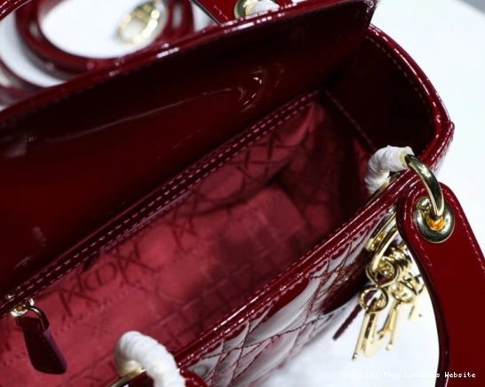 Tony Luxuries patent With diro leather Lady Mini Cow 0710